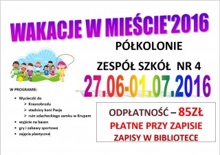 Wakacje w mieście